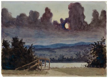 Nubes oscuras, c.1901 (acuarela y lápiz sobre papel)