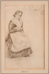 Tejiendo, 1884