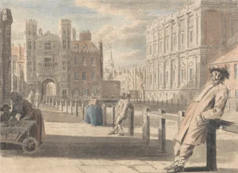 La Puerta de Holbein y la Casa de Banquetes de Jones, Whitehall...