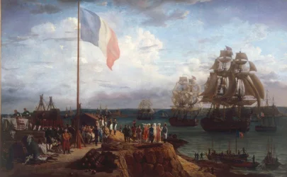 Napoleón I y la emperatriz Marie-Louise