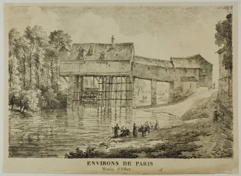 Los alrededores de París: Molino de Alfort