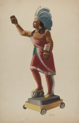Indio de tienda de cigarros, 1938