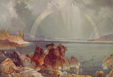 Lago Yellowstone, c.1875