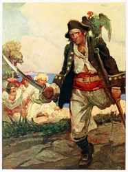 Portada de La Isla del Tesoro pub. 1915