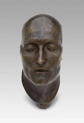 Máscara mortuoria de Napoleón, modelada en 1821 fundida en 1833