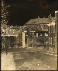 Entrada a la fábrica de Sèvres, c. 1852