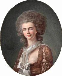 Luis-Roland Trinquesse Retrato de señora de busto 1780