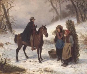 Escena de nieve