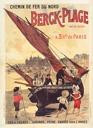 Chemins de fer du Nord. Berck-Plage, c. 1910