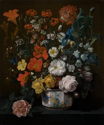 Flores en Florero de Chantilly