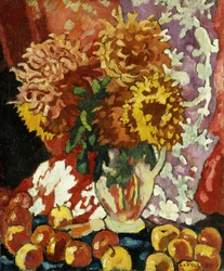 Flores y manzanas; Fleurs et Pommes