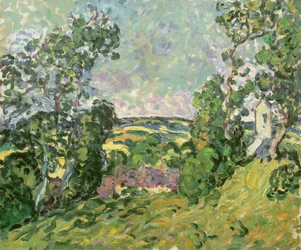 Paisaje (óleo sobre lienzo)
