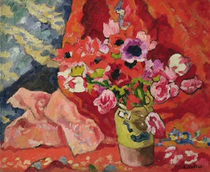 Jarrón de flores