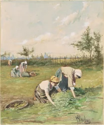 Espigadores en el Campo