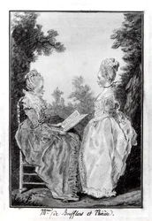 Madame la Comtesse de Boufflers y Thérèse, mediados de la década de 1760