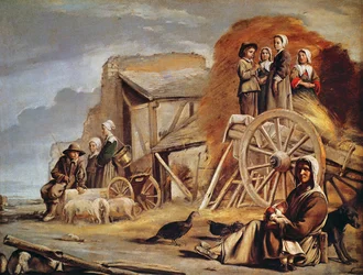 El Carro de Heno, o Regreso de la Siega, 1641