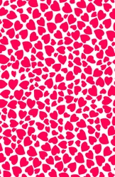 Corazón de estampado animal, 2014