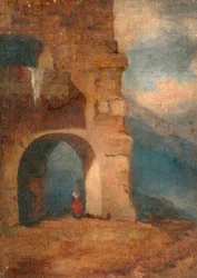 Campesino Italiano en Arco de Piedra, 1880-1900