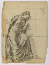 Sin título (Figura femenina drapeada)