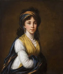 Retrato de la condesa Anna Grigoryevna Belosselsky-Belozersky 1773-1846, 1798