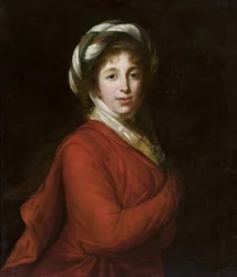 Retrato de la condesa Helena Radziwill 1753-1821, de soltera Przezdziecka, ca 1802-1805
