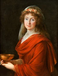 Retrato de la condesa Siemontkowsky-Bystry, 1793