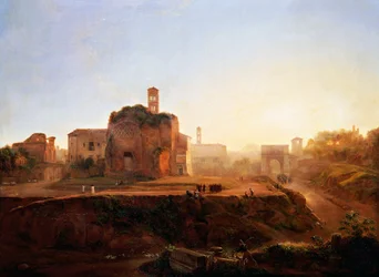 Vista del Foro por la tarde