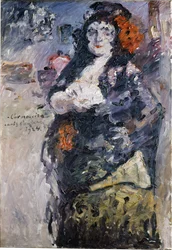 «Carmencita», retrato de Charlotte Berend-Corinth con traje español