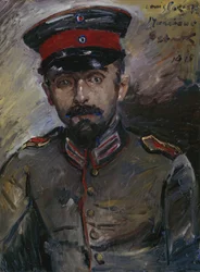 El pintor Makabäus-Hermann golpeó