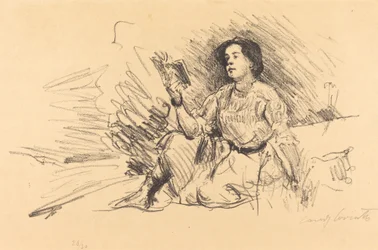 Niña leyendo