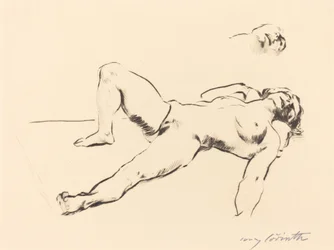 Desnudo Femenino Reclinado II