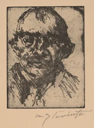 Autorretrato, 1920-1921