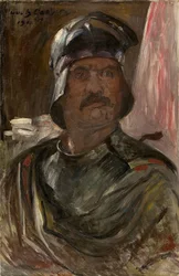 Autorretrato en armadura, 1911