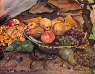 Naturaleza muerta con frutas, siglo XX
