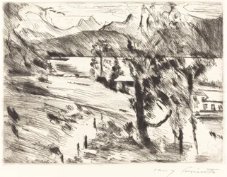 Walchensee landschaft, 1919