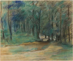 Camino en el bosque, 1890s