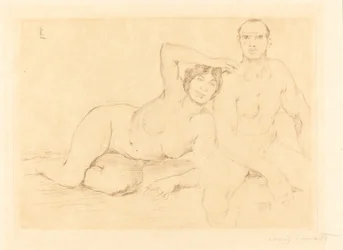 Dos personas desnudas, 1908
