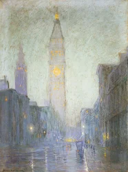 Avenida Madison al atardecer, c.1911