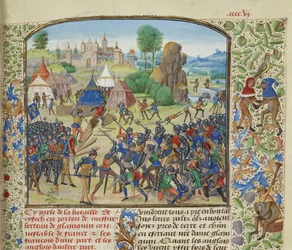 La batalla de Chiset el 21 de marzo de 1373, ca. 1470-1475