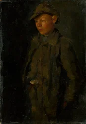 Niño de pie