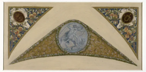Boceto para la Escalera del Festival del Ayuntamiento de París: Sagittaire, entre 1888 y 1898 (óleo)