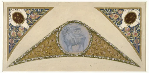 Boceto para la Escalera festiva del Hôtel de Ville de París: Toro, ca. 1888 -1898 (óleo sobre papel vegetal)
