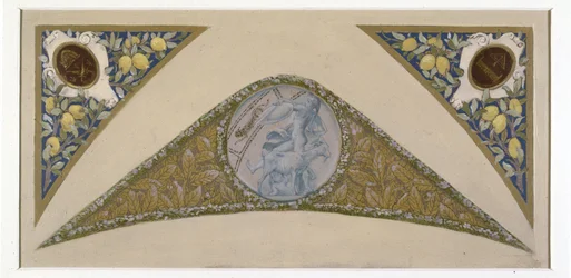 Boceto para la escalera de las Fiestas del Ayuntamiento de París: Capricorne, entre 1888 y 1898 (óleo)