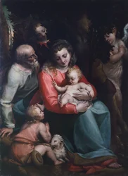Madonna con Niño y Santos