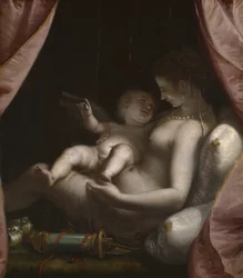 Venus y Cupido, c. 1570