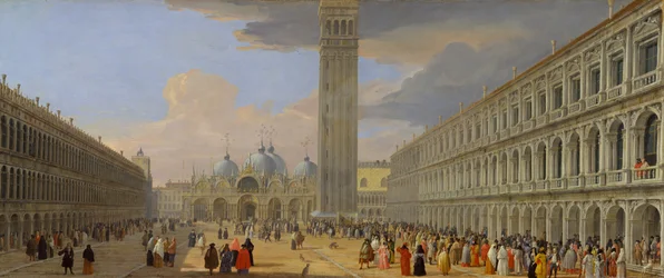 Piazza San Marco, Venecia, ca. 1709.
