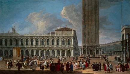 La Piazzetta y la Piazza San Marco, Venecia