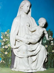 Madonna del Jardín de Rosas, c.1450-55