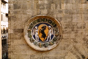 Escudo del gremio Mercanzia
