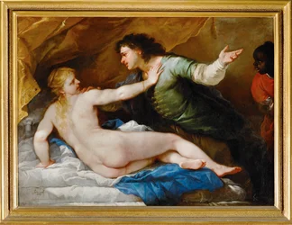 Lucrecia y Sexto Tarquinio (pintura sobre lienzo)